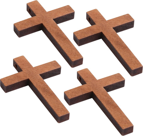 Mr. Pen- Wooden Crosses, 1.2x1.75 Inches, 50 Pack, Small Wooden Crosses, Wood Crosses for Crafts, Small Cross Pendant...