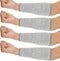 Neer 4 Pair Protective Arm Sleeves for Thin Skin Anti-Cut Burn Resistant Cover Forearm Sleeve for Cooking Construction(Gray, 7.9 Inch)...