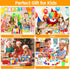 Montessori Toys for 2 3 4 Year Old Wooden Shape Matching Game & Lacing Beads Preschool Learning Activities Fine Motor Skills Toys Sorting Stacking...