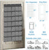 homyfort Over the Door Shoe Organizer - Shoe Rack Storage with 35 Extra Large Pockets & Sturdy Hooks for Closet Kids Slippers, Baby boots, Women H...