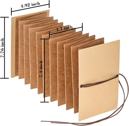 Mudder Small Scrapbooks Albums 4 x 6 Inch Mini Hardcover Photo Book Blank Photos Albums Hand Made Kraft Paper for DIY Scrapbook Anniversary Sketch...