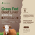 Grass Fed Beef Liver Capsules 4500mg - 270 Capsules, 750mg Each - Grassfed Desiccated Liver Supplement - Pasture Raised in Argentina Non GMO Hormo...