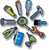11 Pcs Repair Tools Shoe Charms, Shoe Decoration Party Gifts For Boys, Girls, Kids, Women. (11Pcs Repair)...