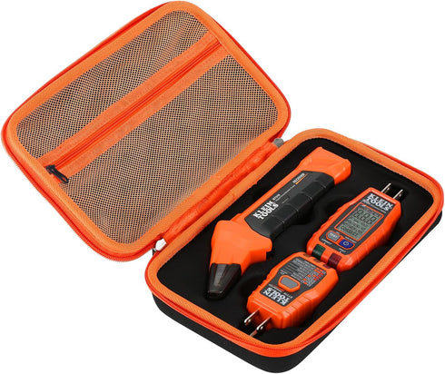 Hard Carrying Storage Case for Klein Tools ET310 AC Circuit Breaker Finder & RT250 GFCI Receptacle Tester & 80041 Outlet Repair Tool Kit, Electric...