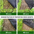 HOOPLE Premium Non-Woven Weed Barrier Landscape Fabric Durable & Heavy-Duty Weed Block, Easy Setup & Superior Weed Control...
