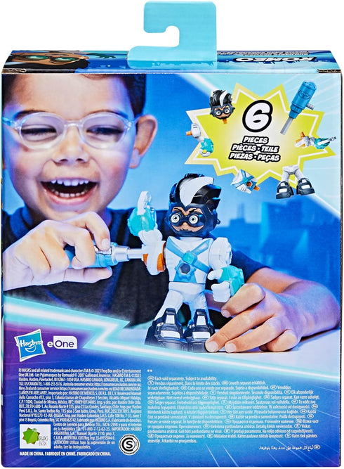 PJ Masks Power Heroes Buildable Heroes, Romeo Action Figure, Easy-to-assemble, Superhero Toy for Boys and Girls 3 Years Old and Up...