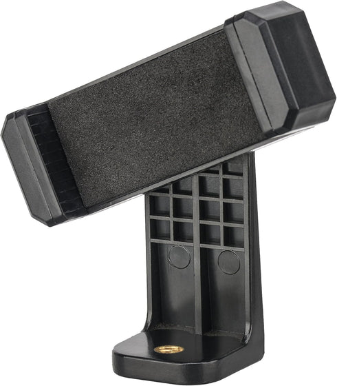 BONFOTO Universal Cell Phone Tripod Mount Adapter,Rotates Vertical and Horizontal, Adjustable with Padded Clip Fits for All Smartphones Compatible...