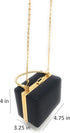XX-Small clutch Metal beaded mesh evening box purse for Cocktail Party Prom Wedding Banquet...
