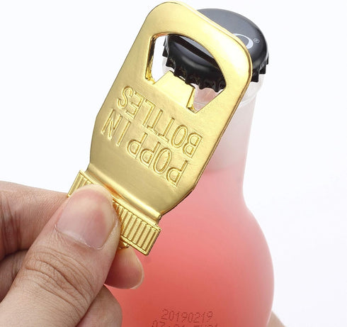 YFS 6 Pcs White Bottle Opener Baby Shower Return Gifts for Guest, Rose Gold Feeding Bottle Opener Wedding Favors ,Super cute Party Favors Gift...