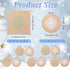 6 Sets Winter Embroidery Kit for Beginners Snowflakes Christmas Cross Kits DIY Needlepoint Kit with Patterns, Instructions, Embroidery Hoops, Thre...