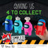 P.M.I. Among Us Action Figure | One of Four 4.5-Inch-Tall Collectibles | Among Us Toys and Playable Mini Toys | Pink Crewmate in The White My Name...