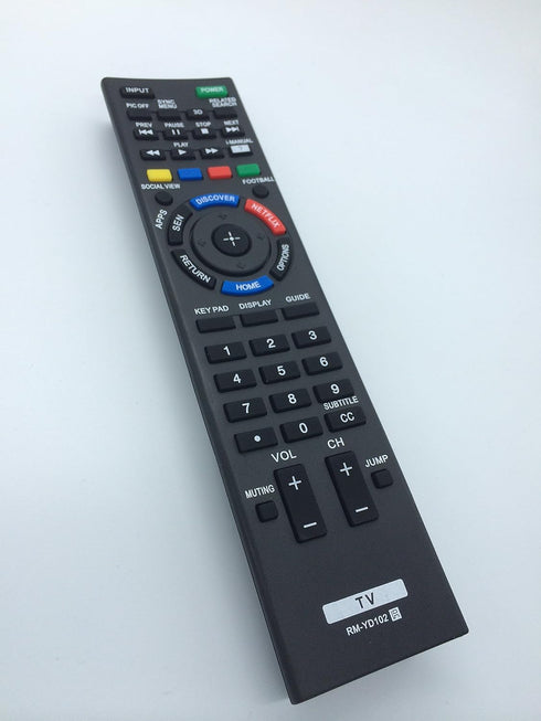 New RM-YD102 Replaced Remote fit for Sony 3D Smart LCD LED HDTV KDL-50W790B KDL50W790B KDL-50W800B KDL50W800B KDL-55W790B KDL55W790B KDL-55W800B K...