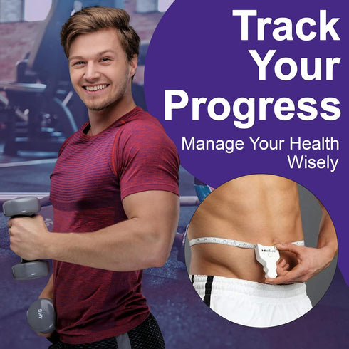 MyoTape Body Measure Tape - Arms Chest Thigh or Waist Measuring Tape for Personal Trainer or Home Fitness Goals...