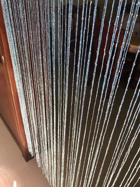 1x2 M Door String Curtain Rare Flat Thread Fringe Panel Room Divider Cute Strip Tassel for Wedding Coffee House Restaurant Parts...
