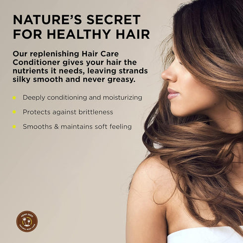 Hemp Seed Hair Care Conditioner, Naked in the Woods - 8 oz - Keeps Hair Feeling Soft & Smooth - With Hemp Seed Oil, Coconut Oil & Vitamin E - Vega...