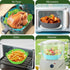 3 Pack Air Fryer Silicone Liners, 8Inch Airfryer Liners, Silicone Air Fryer Basket Liners, Reusable Food Grade Air Fryer Pots Oven Liner Baking Tr...