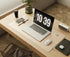 RENMTURE Double-Sided Two-Tone Faux Leather Desk mat Desktop Organization and Accessories Home and Office Large Mouse pad Game and Work (Beige/Bro...