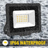 SKYWORLD 2 Pack LED Flood Lights Outdoor, 20W 2000LM LED Security Flood Light, 4000K Daylight Warm White IP66 Waterproof Lighting Outside for Gard...