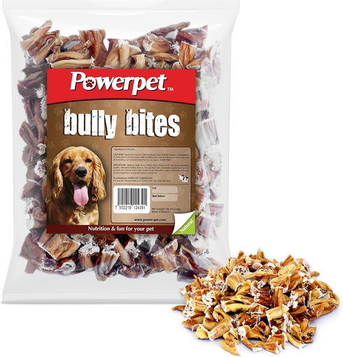 Treats Bully Stick Bites - Delicious Dog Treats - All Natural, Long-Lasting Chews, High Protein, Grain-Free, Rawhide-Free - Odorless - Promotes De...