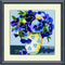 Design Works Crafts, 10" x 10" Needlepoint Kit, Pansies...