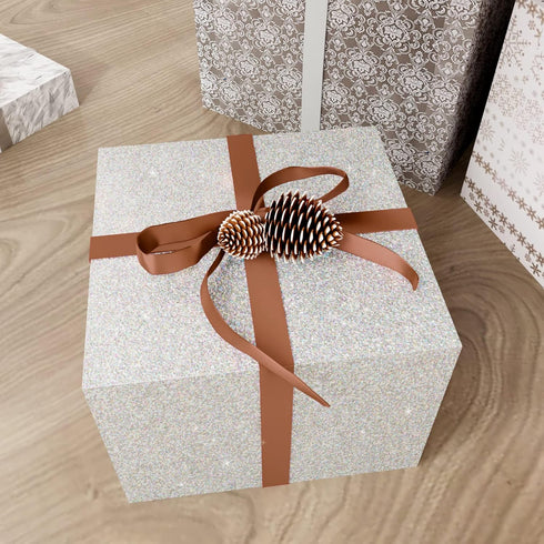 Silver Sparkle Contact Paper Glitter Wallpaper Stick and Peel Bedroom Cabinets Drawers 15.75''x80'' Vinyl Self Adhesive Removable Sparkle Wall Pap...