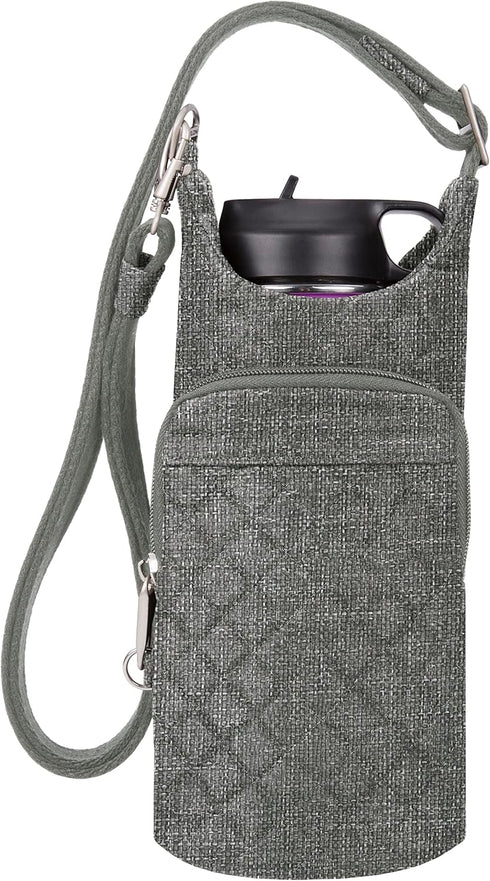 Travelon Anti-Theft Boho Insulated Water Bottle Tote...