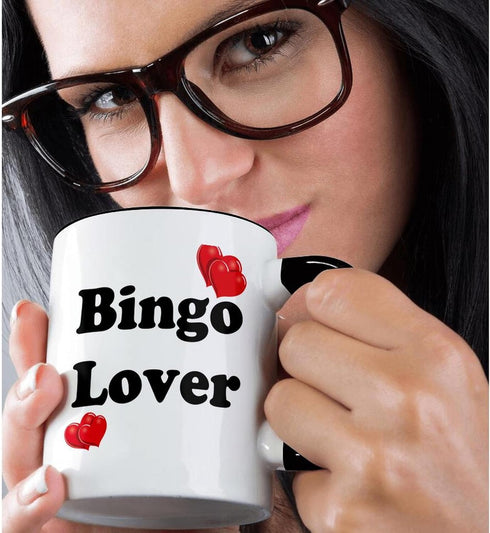 3dRose (mug_108315_4) Bingo Lover - Two Tone Black Mug, 11oz...