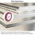 uxcell 200mm x 25mm 320 Grit Non-Woven Polishing Burnishing Wheel Abrasive Cloth Nylon Wire Drawing Flap Wheel for Stainless Steel Metal Red...