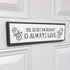 Love Wood Signs (Medium - Wood And Metal, The Secret Ingredient Is Always Love)...