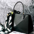 Semetall Purse Handles 2 Pcs 0.5'' Wide 15.7" Length Handbag Handles Black PU Leather Purse Strap with Button for Handbag and Handbag DIY Making A...
