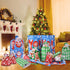 Christmas Gift Bags Assorted Sizes, 22pcs Drawstrings Christmas Bags For Gifts, Presents Wrapping Bags Favor Goody Bags Reusable Plastic Xmas Holi...