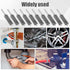 10 Pack Bore Brush for Drill, Wire Bore Brush Drill, Stainless Steel Bore Cleaning Brush Set 1/4 Inch Hex Shank for Power Drill Impact Driver (15M...