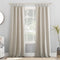 Sun Zero Easton Energy Saving Blackout Tab Top Curtain Panel, 40" x 84", Pearl...