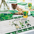 St. Patrick's Day Placemats Set of 6, Funny Irish Gnome Elf Hold Horseshoe Heat Resistant Placemat Waterproof Table Mats, Farm Wood Board Texture ...
