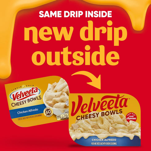 Velveeta Cheesy Bowls Singles Chicken Alfredo (9 ox Box)...