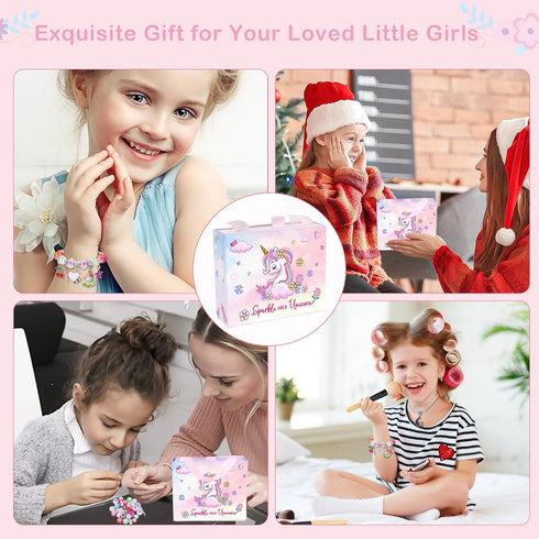 Charm Bracelet Making Kit for Girls,5 Year Old Girl Gift,Jewelry Making Kit Toy Gift That Inspires Creativity and Individuality and is Fun to Play...