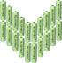 AA NiMh 600mAh 1.2V Rechargeable Batteries for Solar Garden Lights (Pack of 20)...