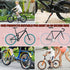Adjustable Bike Kickstand for 16-20 Inch Bicycles - Easy Installation, Anti-Slip Foot - Durable, Rustproof Aluminum Alloy Bike Support...