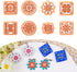Puocaon Porcelain Tile Clay Cutters - 8 Pcs Terracotta Tiles Clay Cutters for Polymer Clay Earrings Making, Portuguese Tiles Pattern Clay Jewelry ...