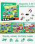 Magnetic Puzzles for Kids Ages 4-8, 3 in 1 Wooden Jigsaw Puzzles Book for Toddlers, Car Activities Toy for Girls 4-6, Learning Magnet Gift for Roa...