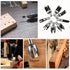 8 PCS Wood Plug Cutter, Wood Cutting Tool Straight and Tapered Plug Cutter Set Wood Plug Cutters for Woodworking Tenon Cutter Four Sizes Plug Cutt...