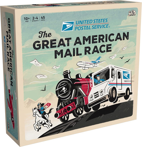 USPS Great American Mail Race: A Letter-Carrying Family Board Game for Kids 10+ and Adults...