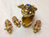 Gorgeous Mother and Three Babies Pig Piggy Piglet Jewelled Trinket Box Jewelry Box with Inlaid Crystal, Pill Box Figurine...