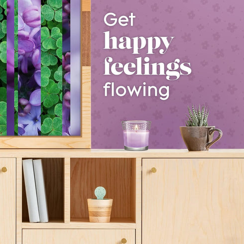 Glade Candle Jar, Air Freshener, Happy-Go-Lilac, 3.4 oz...