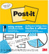 Post-it Easy Erase Permanent Marker Whiteboard Surface, 9.1 in x 9.1 in...