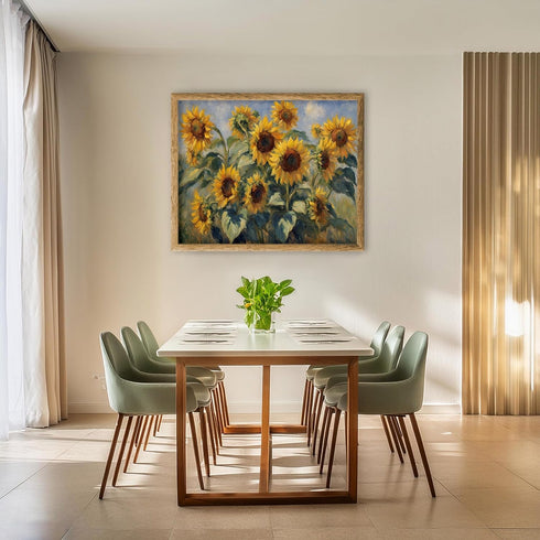 Posterizer 1 pcs-floral- plants design for nature lovers-oil painting style 3-Floral & Botanical Art-Landscape & Nature Art-Decor for Home & Offic...