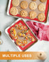 Silicone Baking Mat-Set of 5 (2 Half Sheet Mats + 2 Quarter Baking Sheets+ 1 9'' Oven Liner), Sopito Non Stick & Reusable Bakeware Mats for Cookie...