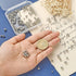 Stiesy 200 Pcs Brass Spacer Beads 3mm 4mm 5mm 6mm Round Loose Beads for Jewelry Making Supplies...