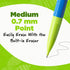 BIC Ecolutions Mechanical Pencils with Erasers, With Colorful Barrel, Medium Point (0.7mm), 24-Count Pack, Mechanical Pencils Made from 81% Recycl...