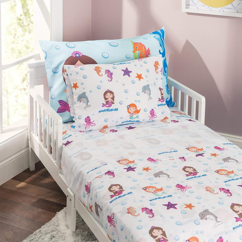 Everyday Kids 2-Pack Toddler Travel Pillowcases -100% Soft Microfiber, Breathable and Hypoallergenic - 14" by 20" Kids Pillowcases fits Pillows 14...